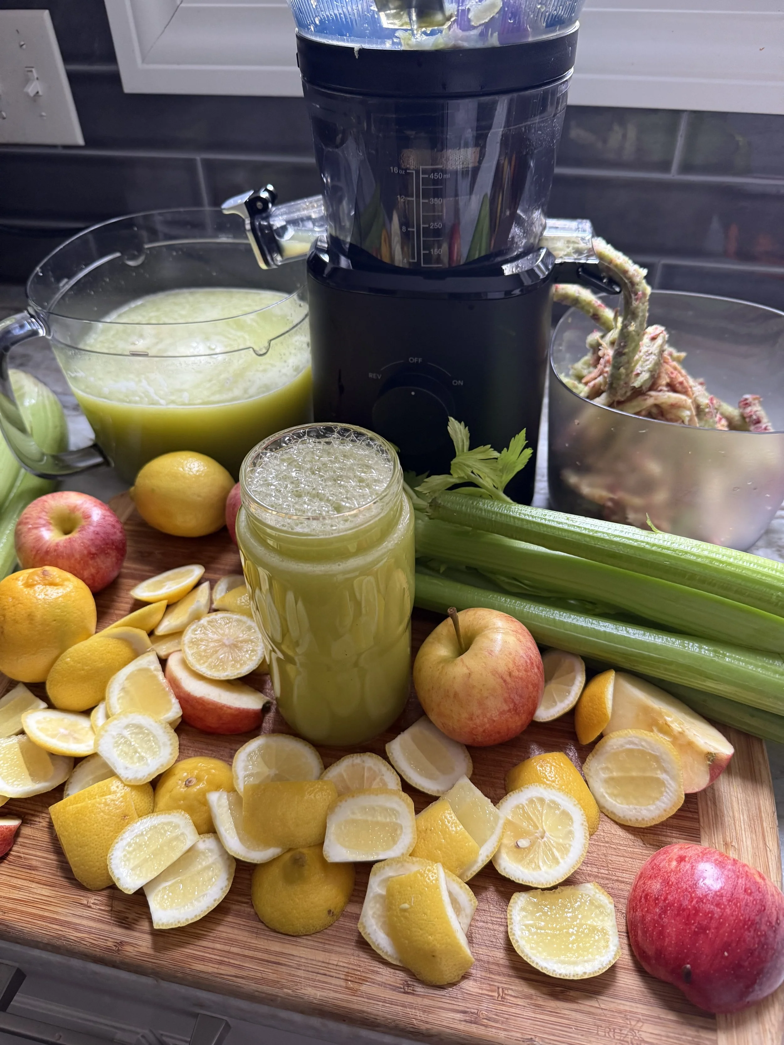 Fresh beet, spinach, and citrus juice to naturally raise ferritin levels in perimenopause