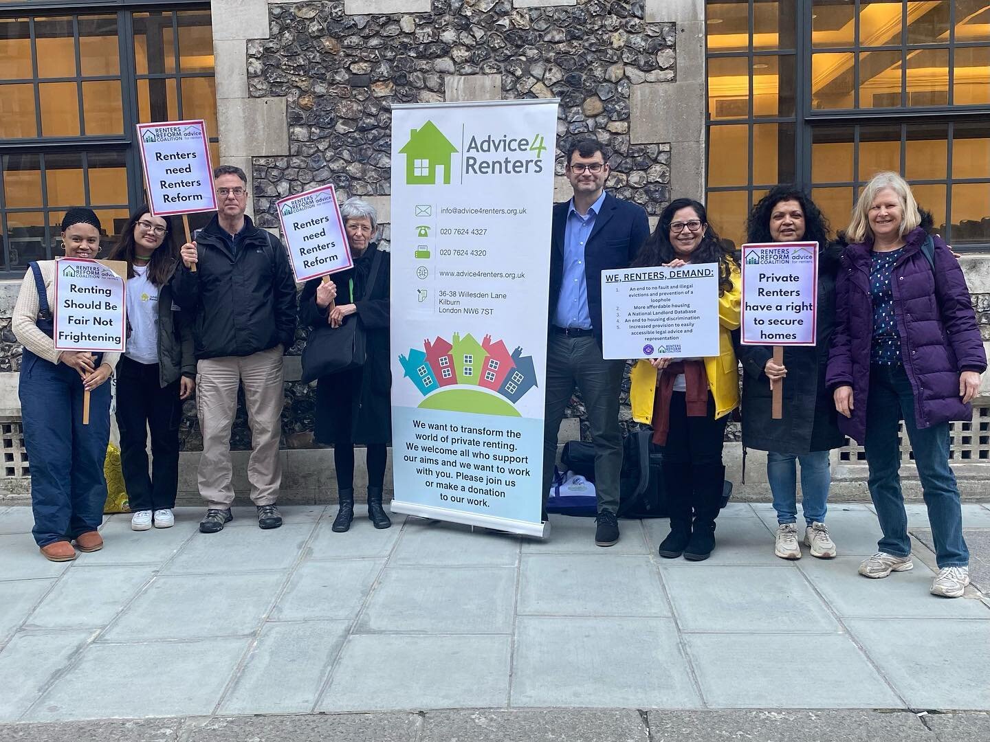 A4R attended the Renters&rsquo; Day of Action today! 🗣️ We were able to talk to some of our MPs about renters&rsquo; issues and what they can do to secure more rights for tenants in the private rented sector. We also heard from the new Housing Minis