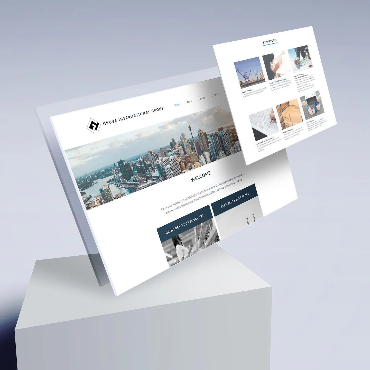 A fresh, professional and modern new look for the Grove International website. We took them from 1990 to 2020! Built on Wix and completed in less in 4 weeks 🙌