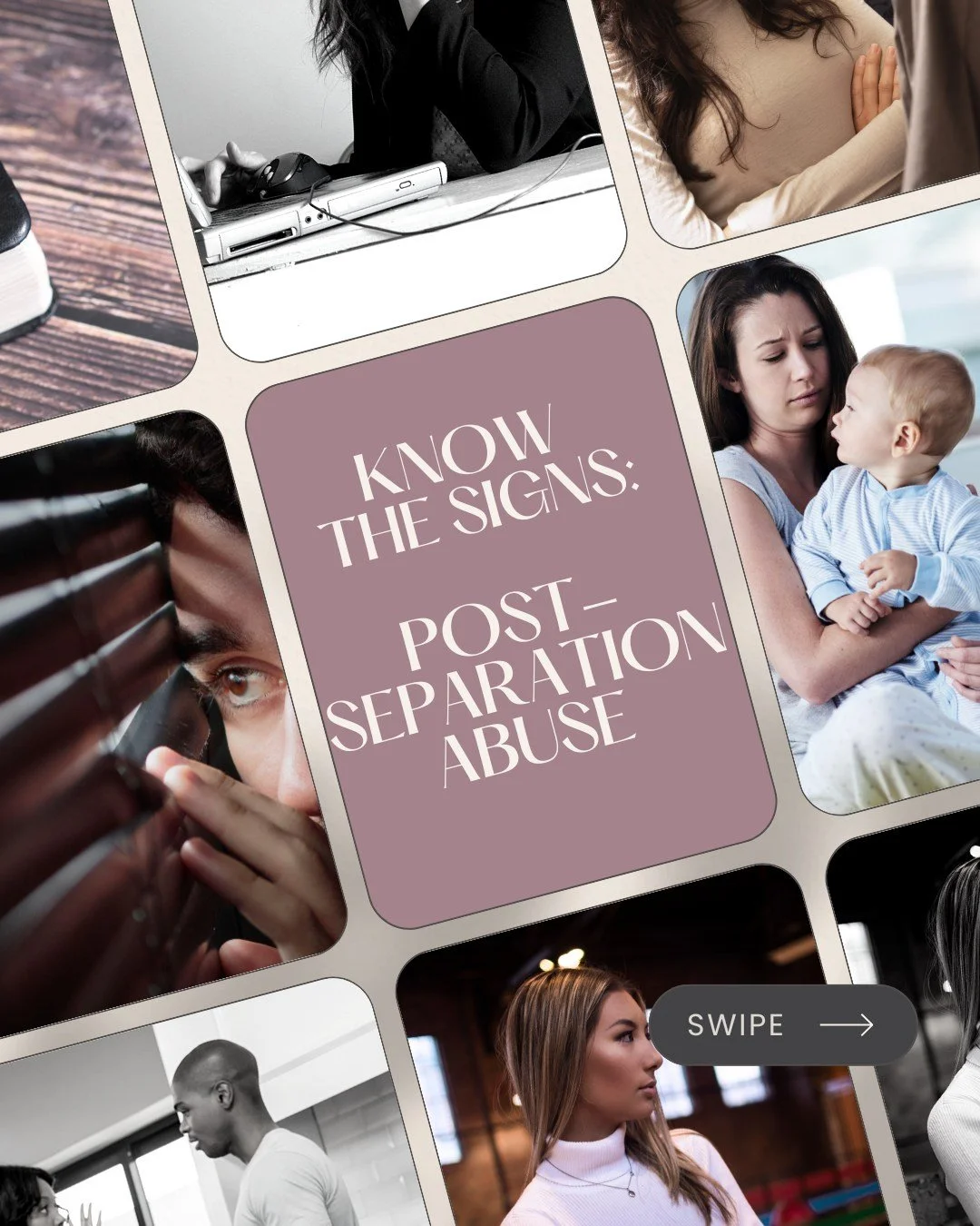 DOMESTIC VIOLENCE
PREVENTION TIPS ~ KNOW THE SIGNS
brought to you by MariasVoice.org

⚠️ Take 1 minute. Most people don&rsquo;t learn the common signs of domestic abuse until it&rsquo;s too late. You could save a life! 

POST-SEPARATION ABUSE

😞What