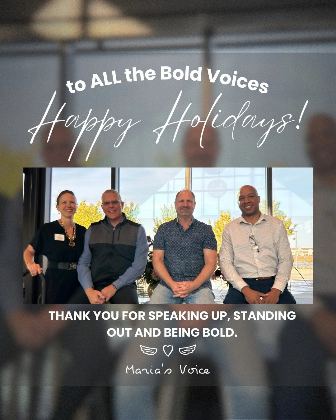 To all the Bold Voices ,
This season is better because of you.

Being a Bold Voice doesn&rsquo;t require a stage or a microphone. It happens in everyday moments; in how you listen, how you speak up, and how you show respect wherever you are.

Thank y