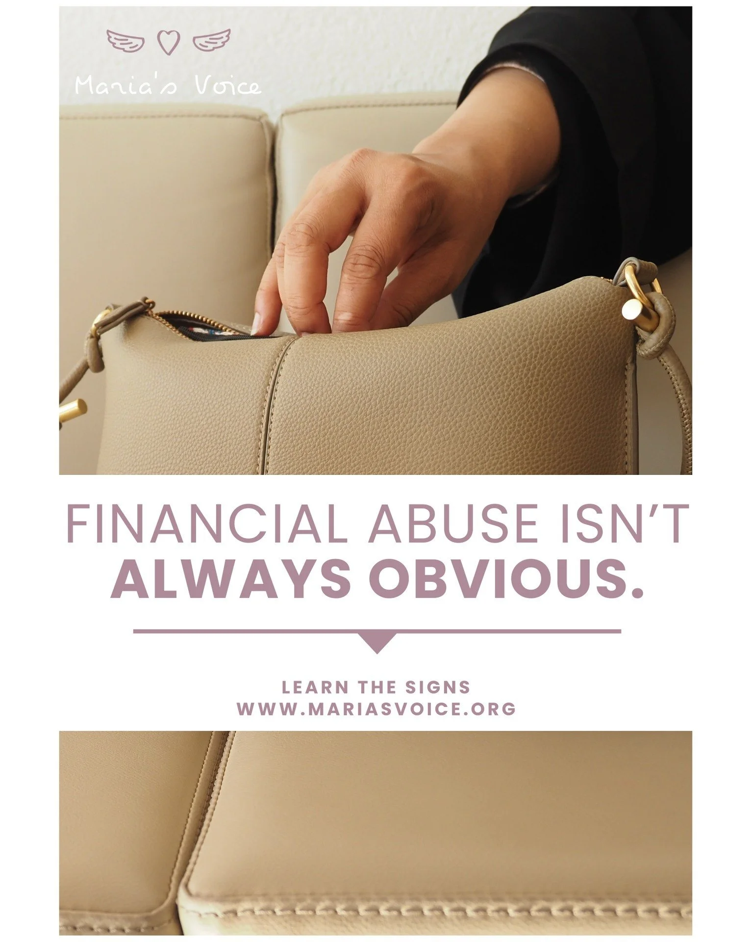 Financial abuse can be easy to miss.

It often looks like &ldquo;help&rdquo; with money, shared accounts, or someone else making all the decisions.
But limiting access to cash, work, or financial independence is a form of control.

Learn the signs an