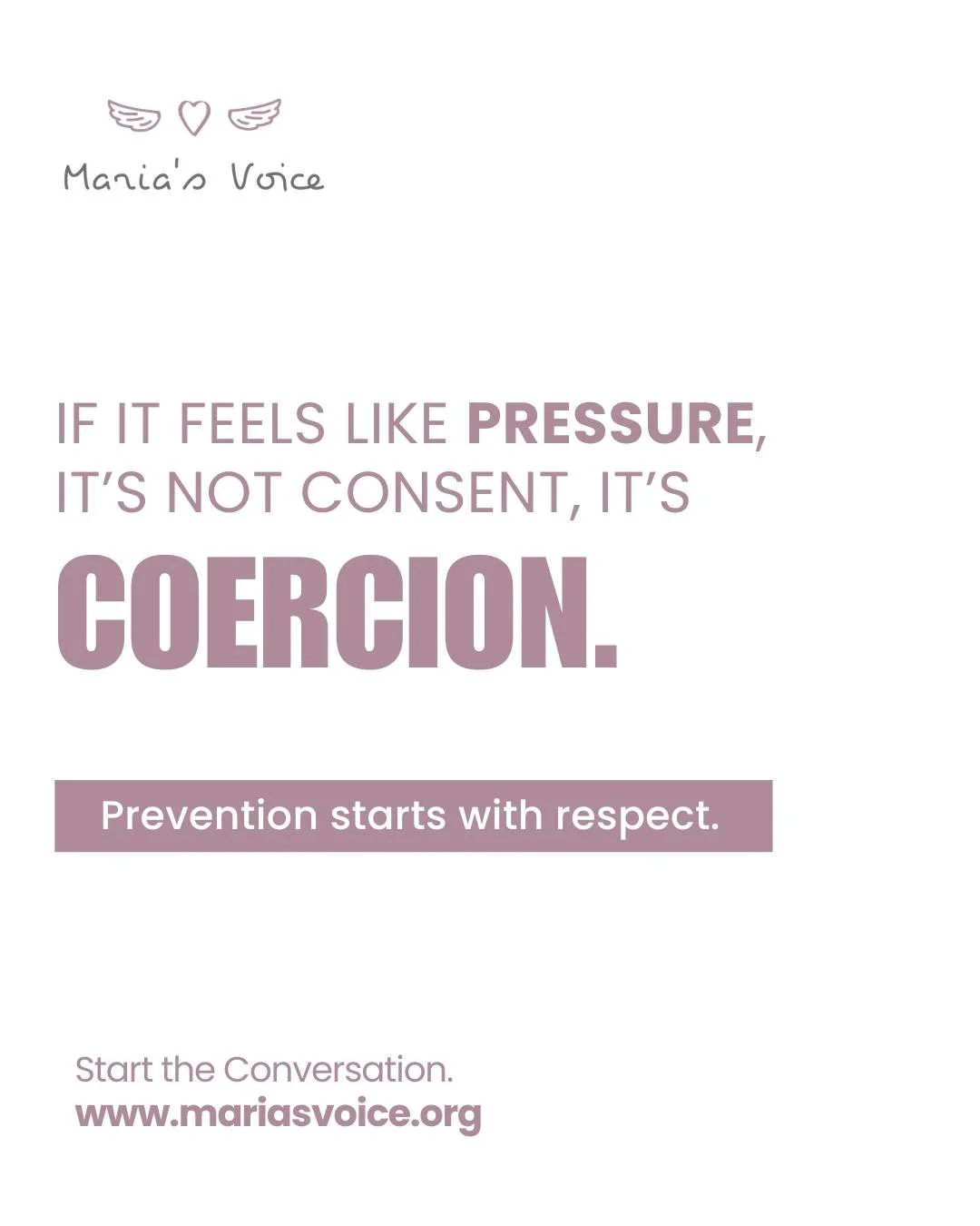Consent is not silence.
Consent is not assumed.
Consent is not &ldquo;they didn&rsquo;t say no.&rdquo;

Consent is clear, ongoing, and freely given.

Understanding this is one of the most important ways we prevent harm before it happens.

The more we