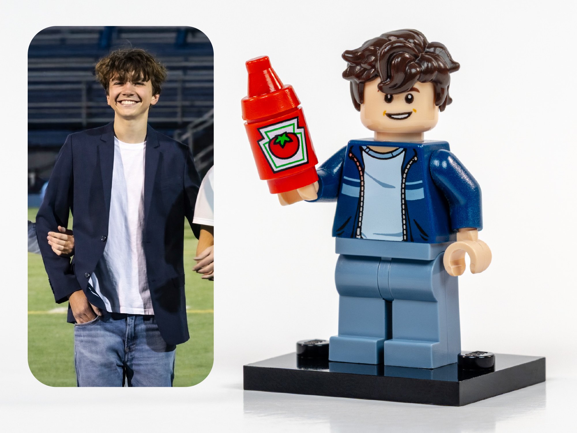 Wyatt is a big fan of ketchup