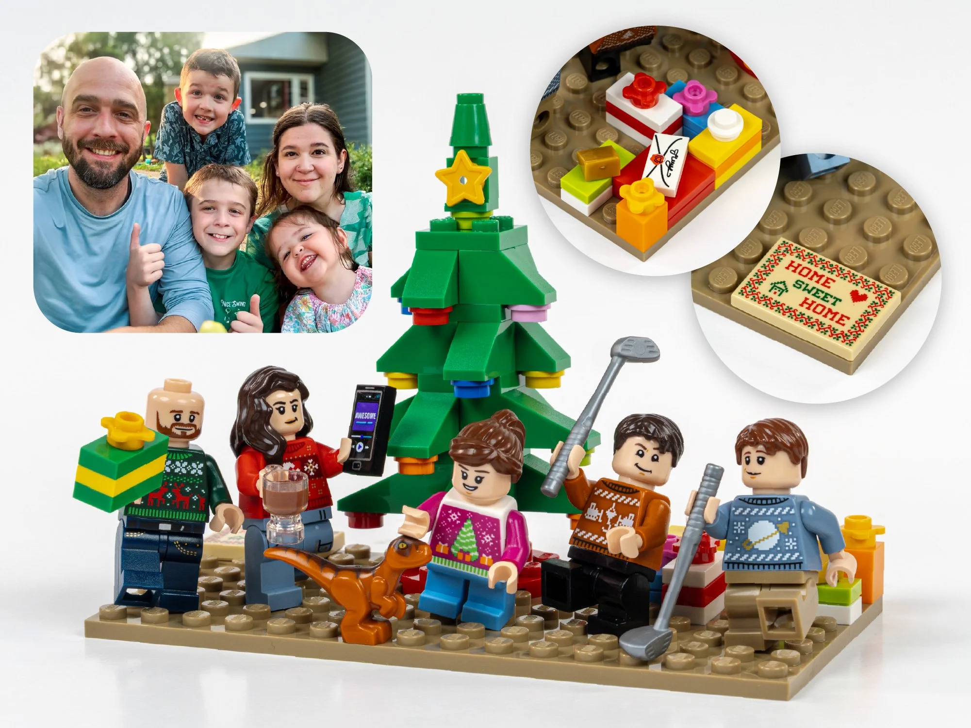 Stephen & Megan enjoying a magical Christmas morning with the kids