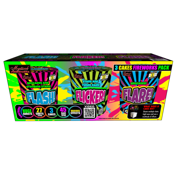 FLASH!, FLICKER!, FLARE! 3 PACK