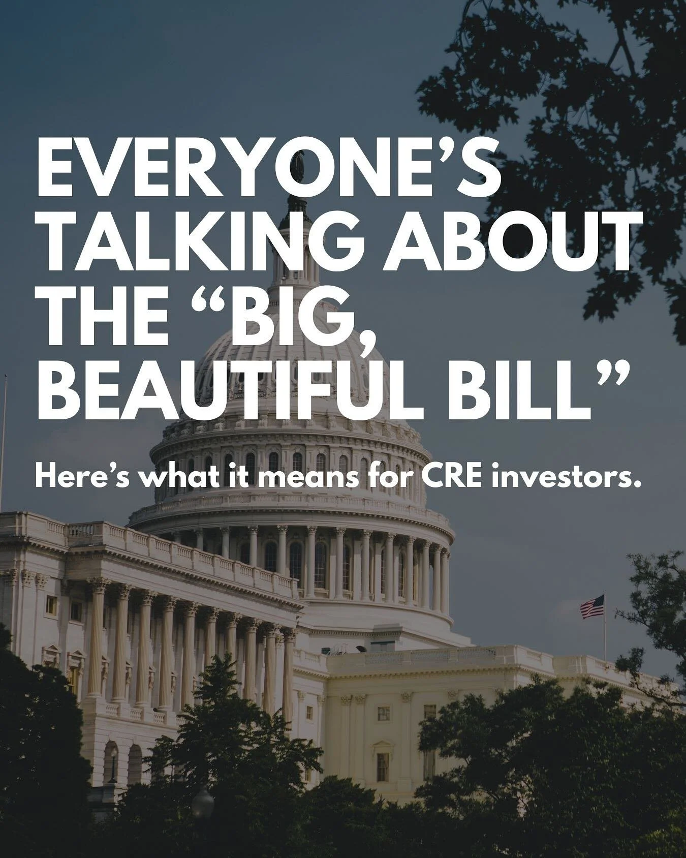 100% bonus depreciation is back. Let&rsquo;s dig into the new opportunities afforded by the passing of the #bigbeautifulbill.