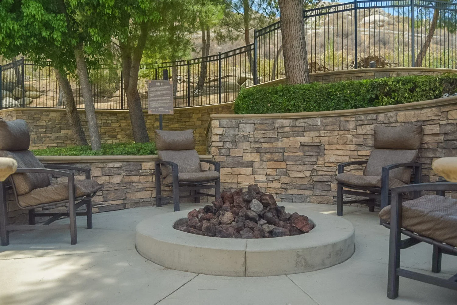 Fire Pit at Overlook