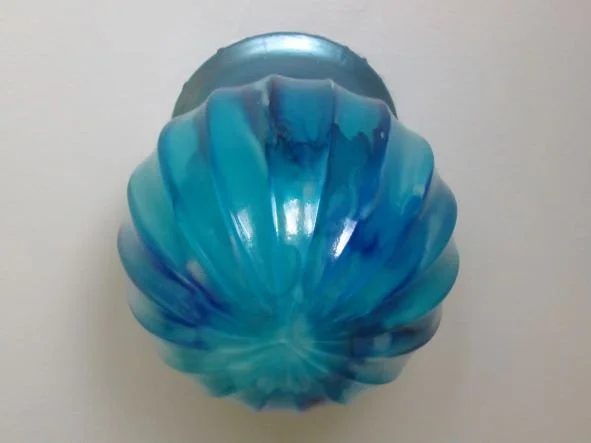 Light Globe with alcohol ink by Ninette D