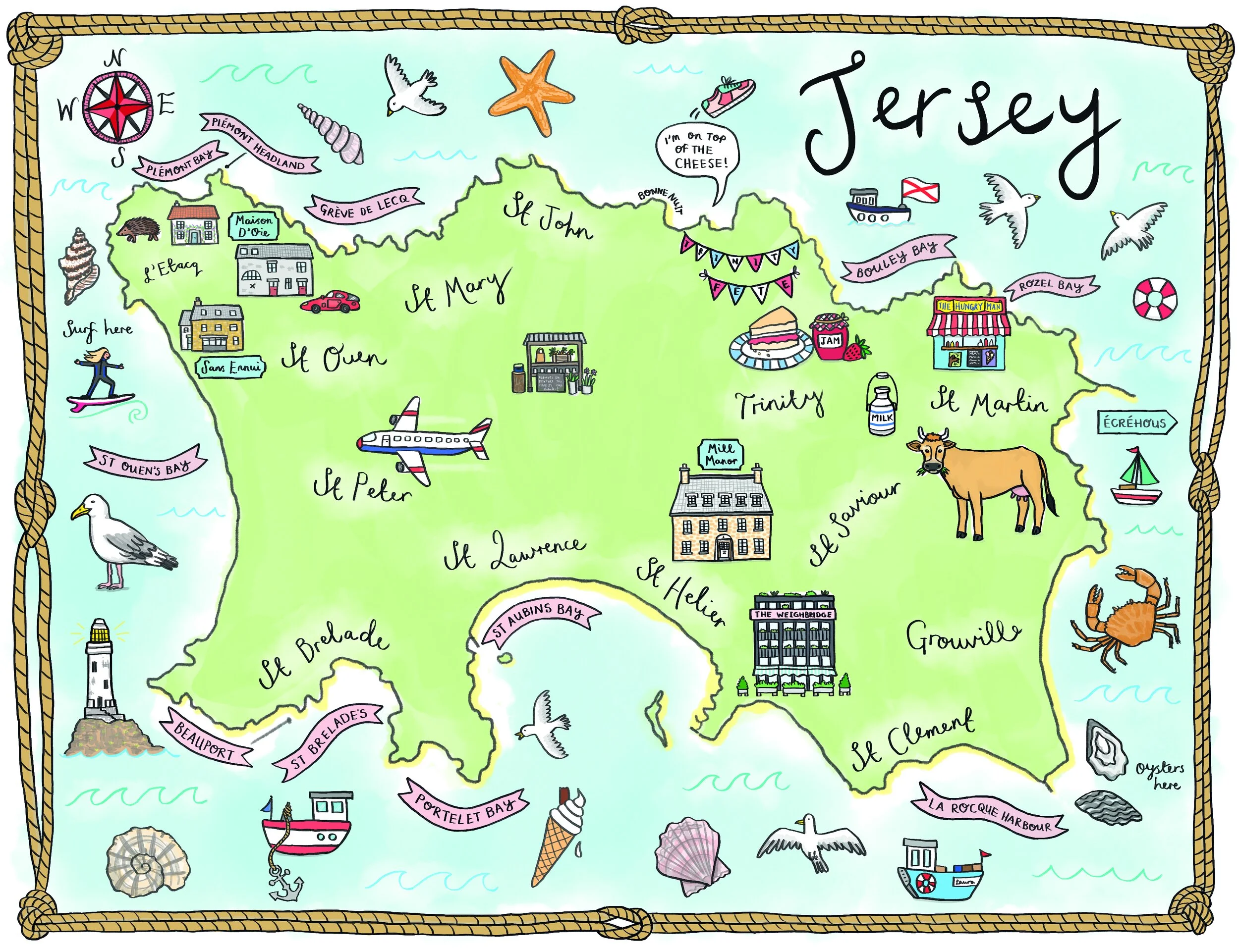 Just Haven’t Met You Yet - Map of Jersey