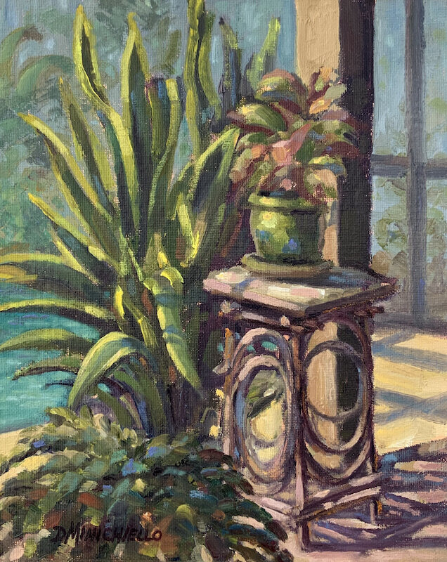 Morning Light on the Deck - SOLD