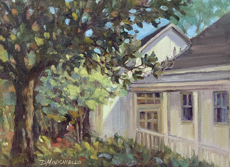 The Nehrling House West Garden View