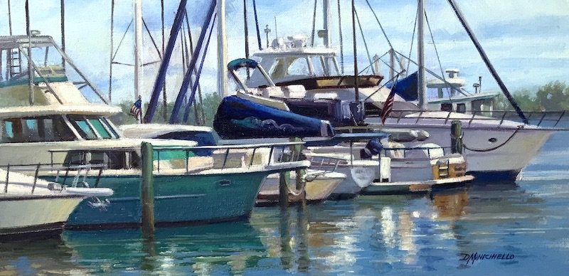 Morning at the Marina - SOLD