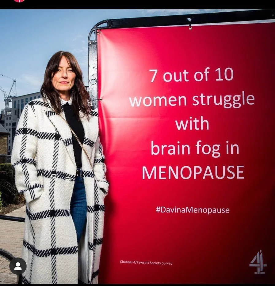 I would highly recommend watching the  documentary by @davinamccall  Sex, mind and menopause&rsquo; that was aired on channel 4 last night raising awareness of Women&rsquo;s health issues and HRT during Peri Menopause. 
During this time women can exp