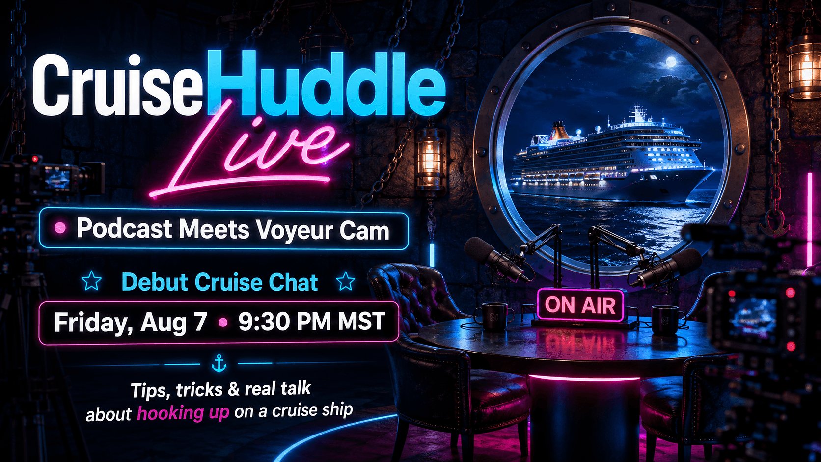 CruiseHuddle Launches Live Video Series on Cruise Travel, Connections and Safety