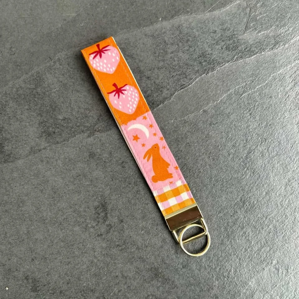 Caramel Bunny Key Fob