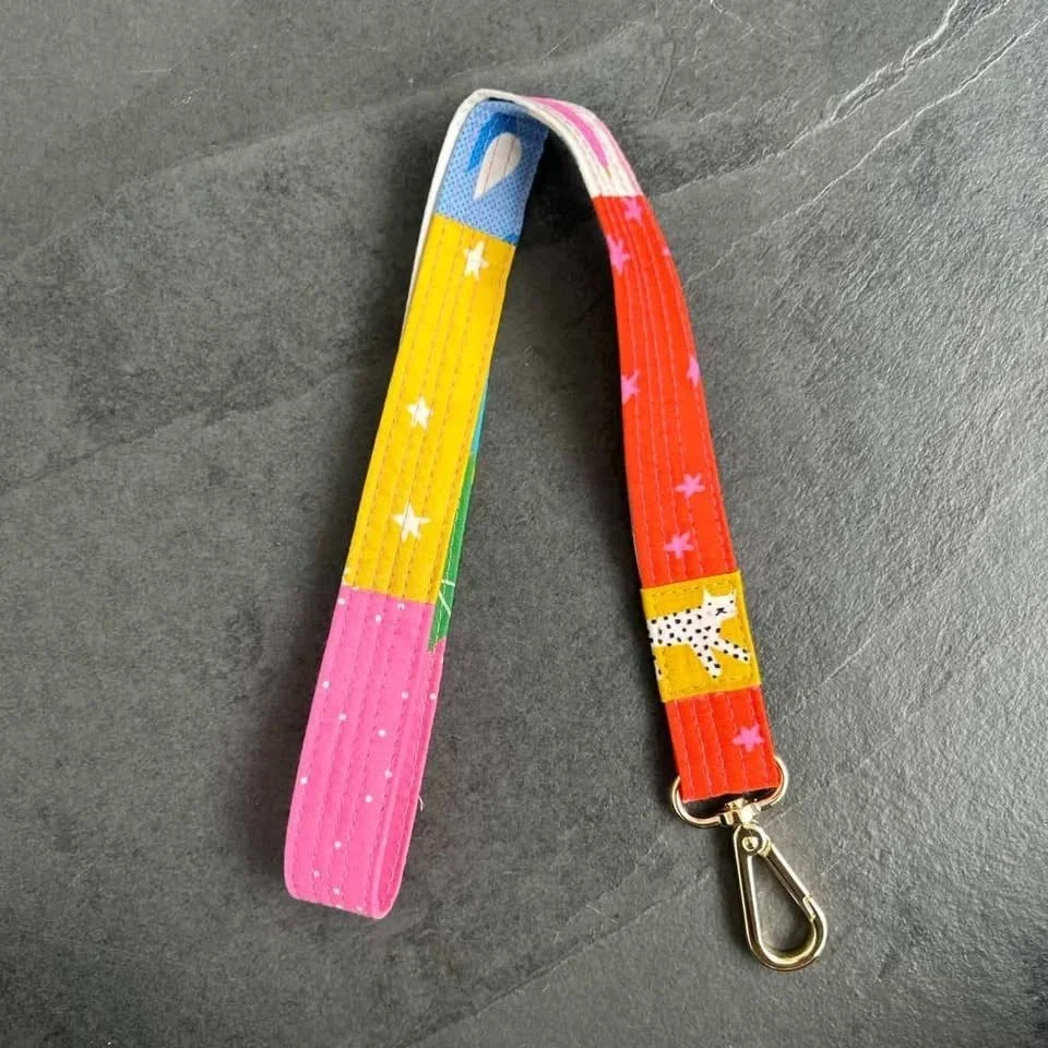 Leopard & Cherries Lanyard