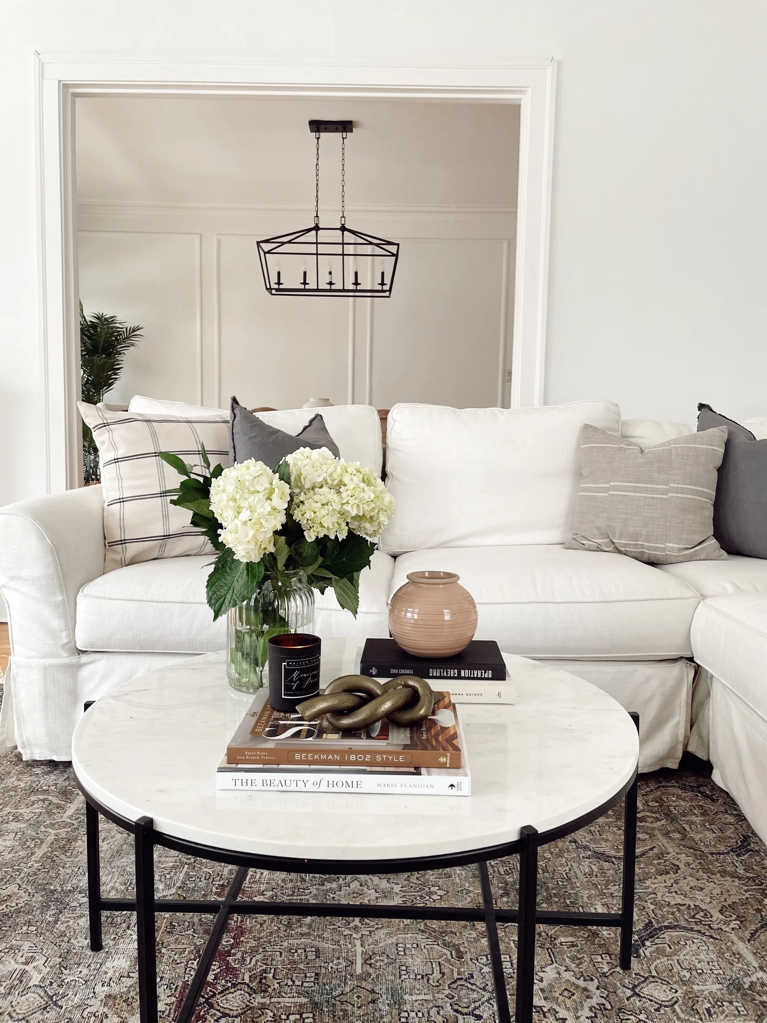 Tips For Styling A Round Coffee Table We Re The Whites