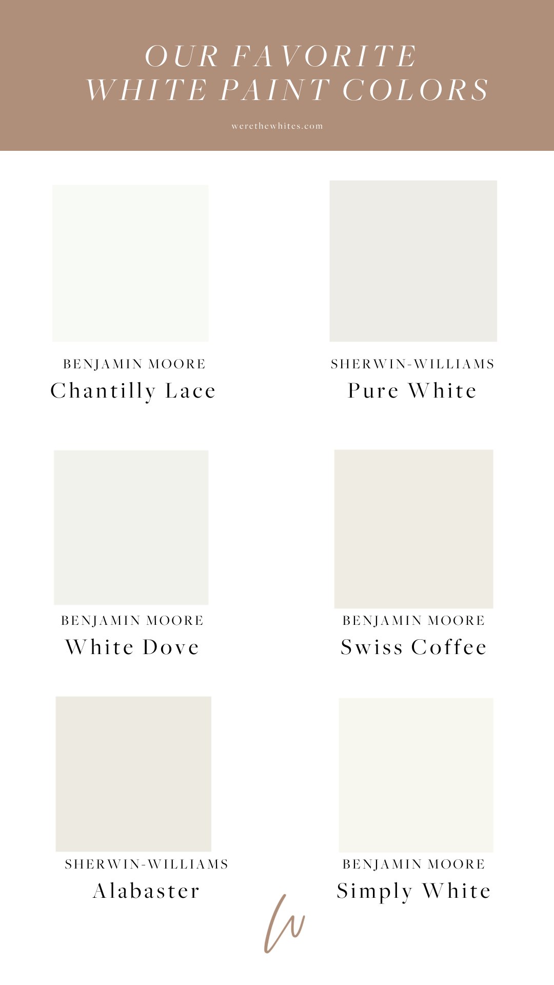 The Best White Paint Colors for Your Home | We're the Whites