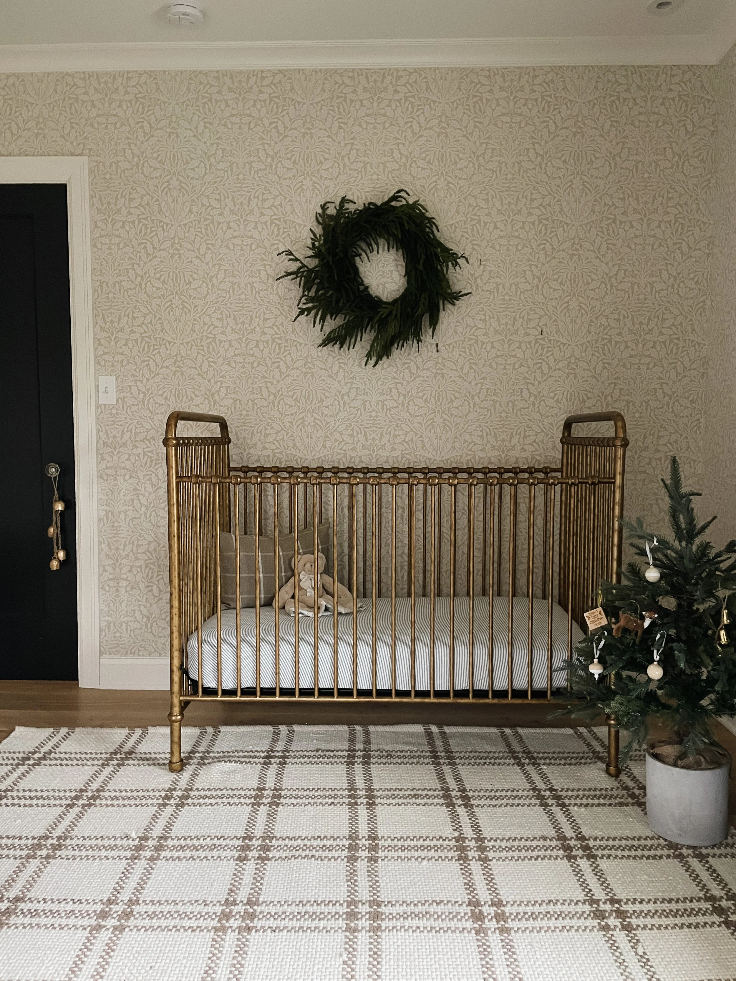 Our Cozy and Neutral Holiday Nursery | We're the Whites