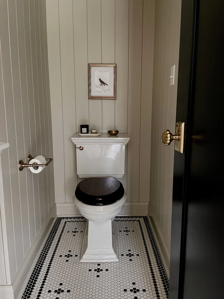 Before and After: Our Powder Room Reveal | We're the Whites