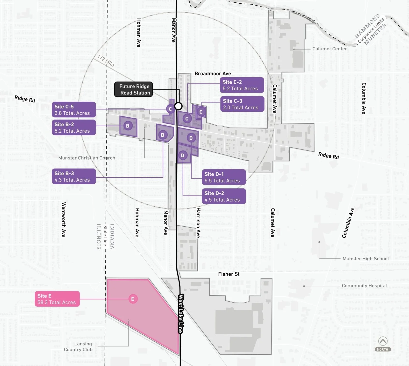 Ridge Rpad Monster Munster Ridge Road Station — Northwest Indiana Transit Development ...