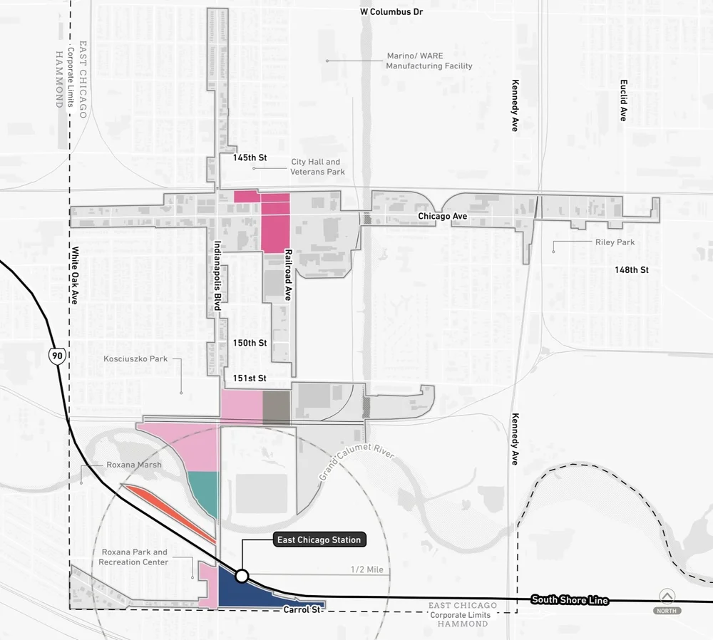 East Chicago Station — Northwest Indiana Transit Development Districts