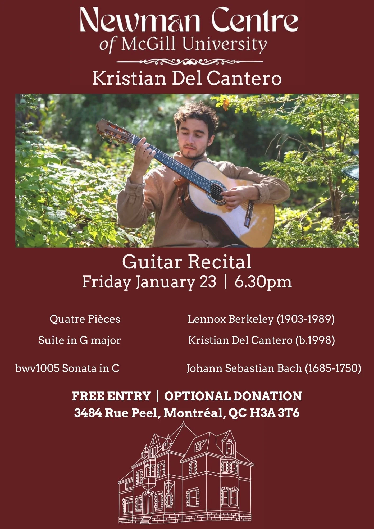 Guitar Recital with Kristian Del Cantero