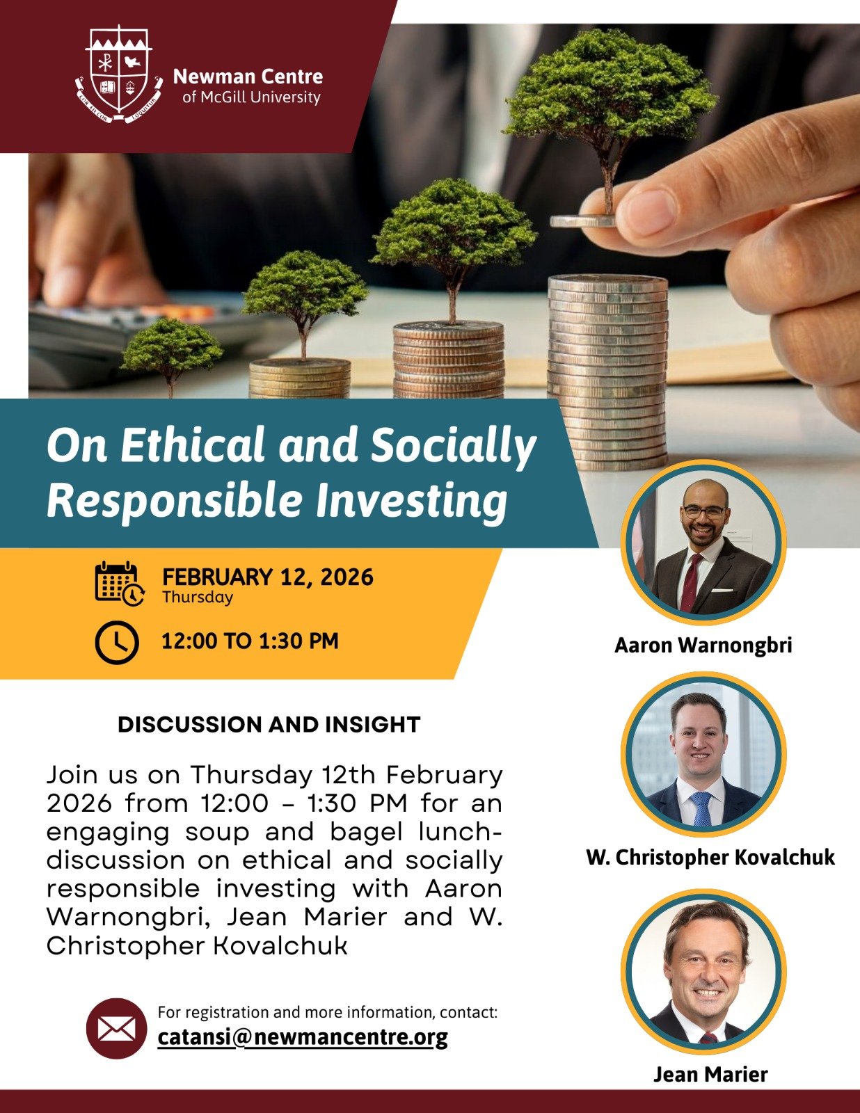 Soup & Bagel + Conversation On Ethical and Socially Responsible Investing