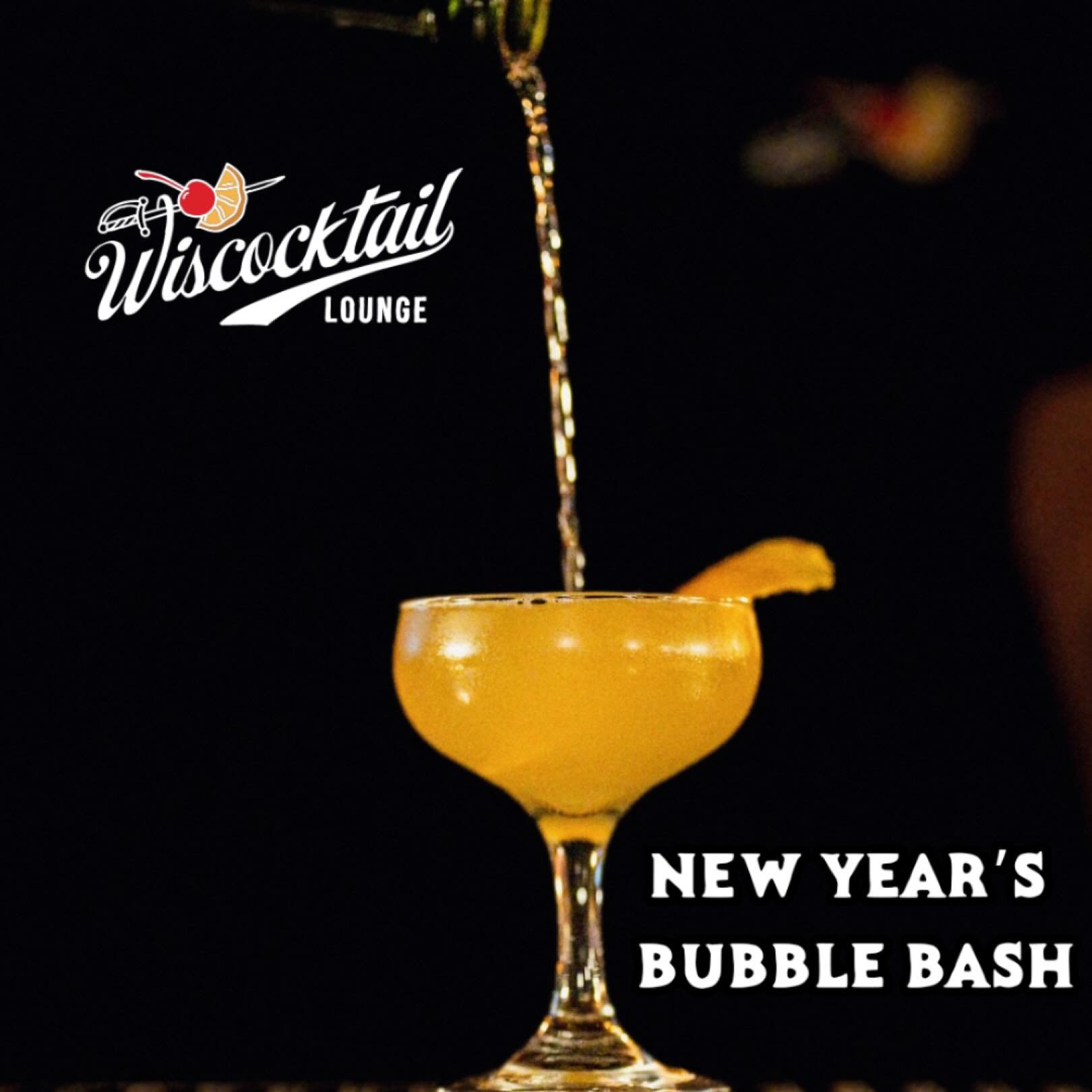 We&rsquo;re ringing in the New Year the right way &mdash; with bubbles, cocktails, live music, and a proper midnight toast.

New Year&rsquo;s Eve at Wiscocktail Lounge
We&rsquo;re featuring a Sparkling Wine Cocktail Menu built for celebrating:
* The 