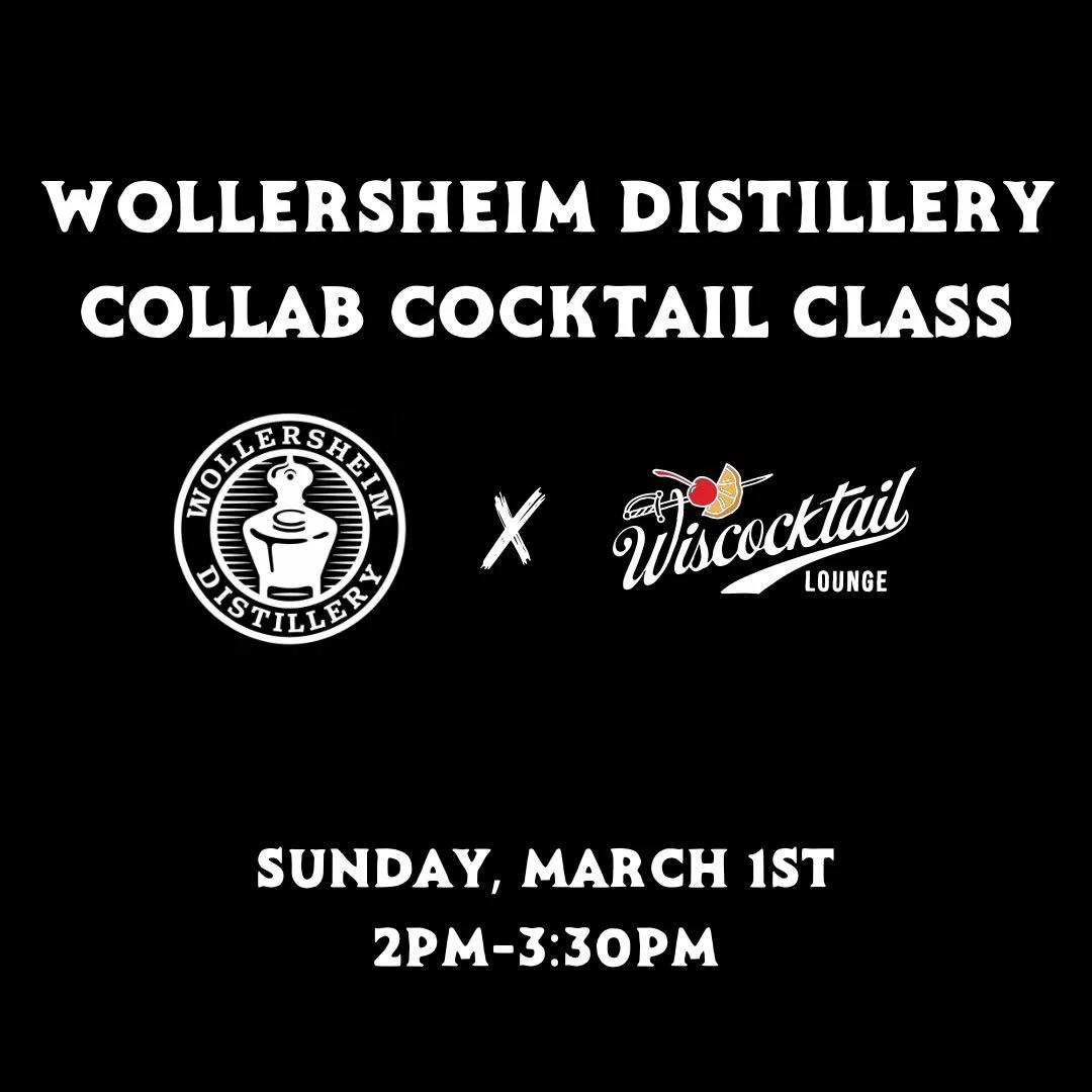 We&rsquo;re bringing the makers behind the spirits back to Wiscocktail Lounge.

Join us Sunday, March 1 from 2:00&ndash;3:30 PM for a collaborative cocktail class with Wollersheim Distillery. Distiller Tom Lenerz will be in the house sharing the Woll