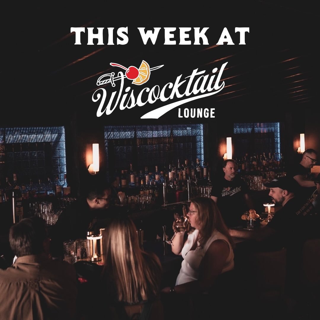 This week at Wiscocktail Lounge:

Tuesday The first night of the Wiscocktail Trivia League begins.

Season standings. A running leaderboard inside the bar. Trophy at the end of the summer.

Trivia starts at 7 PM sharp. Happy Hour is extended until 7 