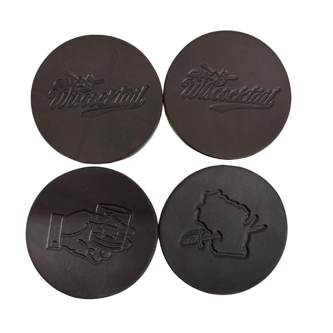 Wiscocktail Branded Coasters