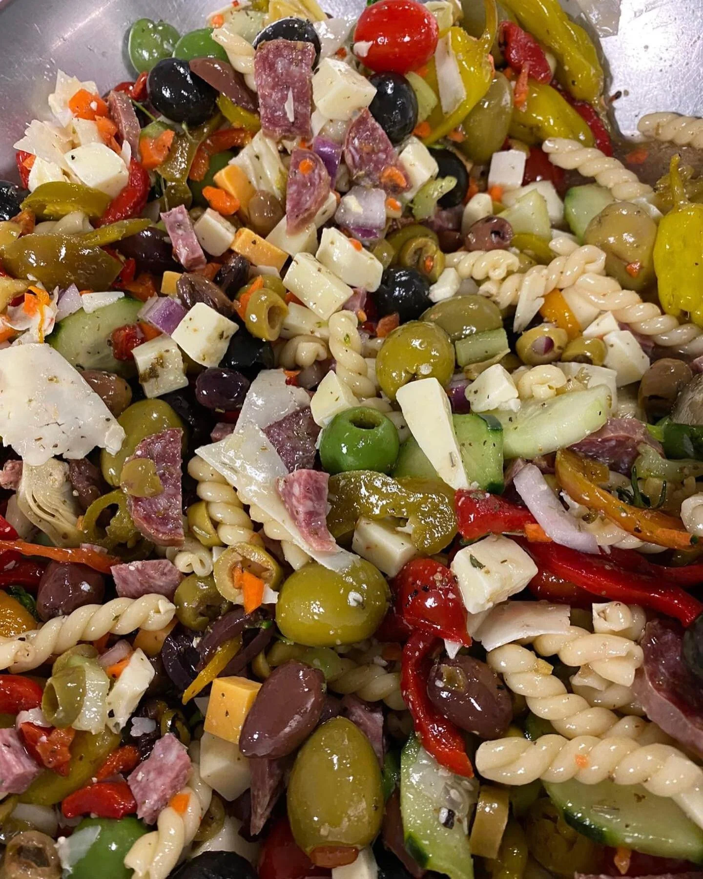You get a salad and you get a salad and you get a salad - new side salads in Our grab and go case- come check us out open Tuesday - Sunday