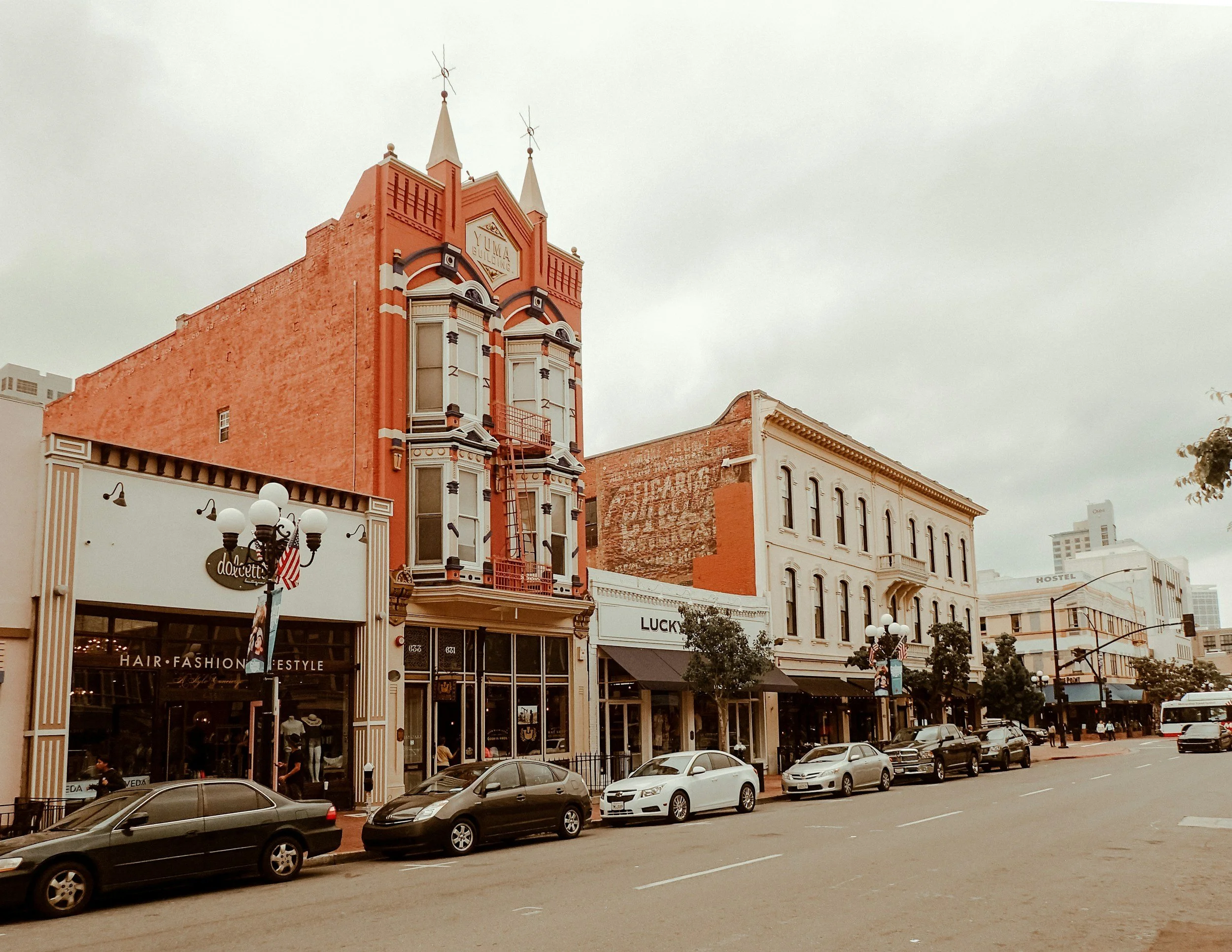Historic downtown Jackson Mississippi with classic architecture