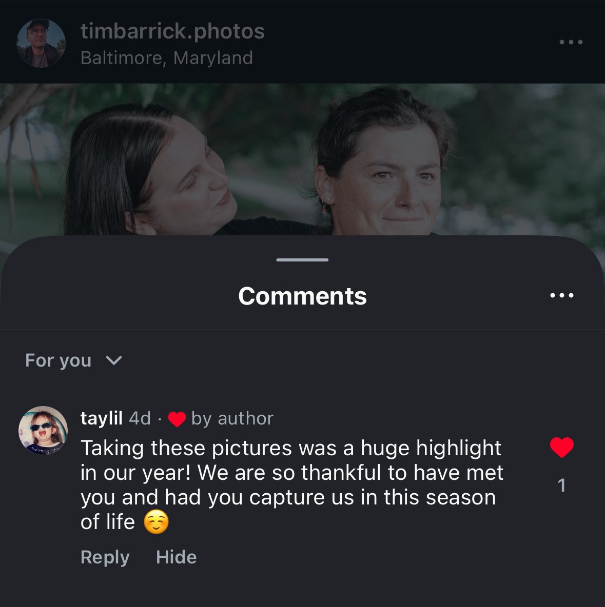 When someone says your session was a highlight of their year, that's everything. So grateful I got to document this season for Taylor and Harper &mdash; thank you both for letting me be part of it 🤍

Quand quelqu'un dit que sa s&eacute;ance a &eacut