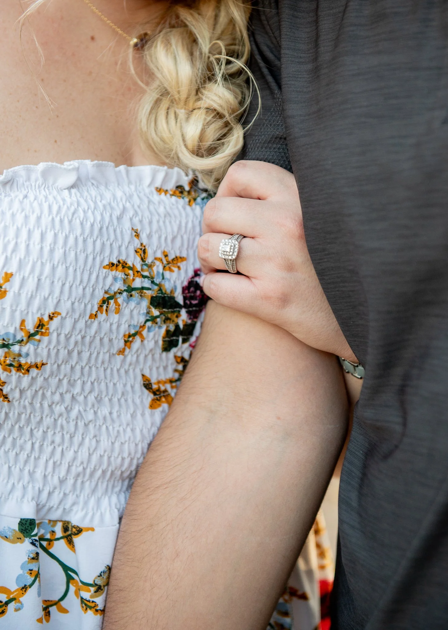 Engagement Session at Salt River at Sunset