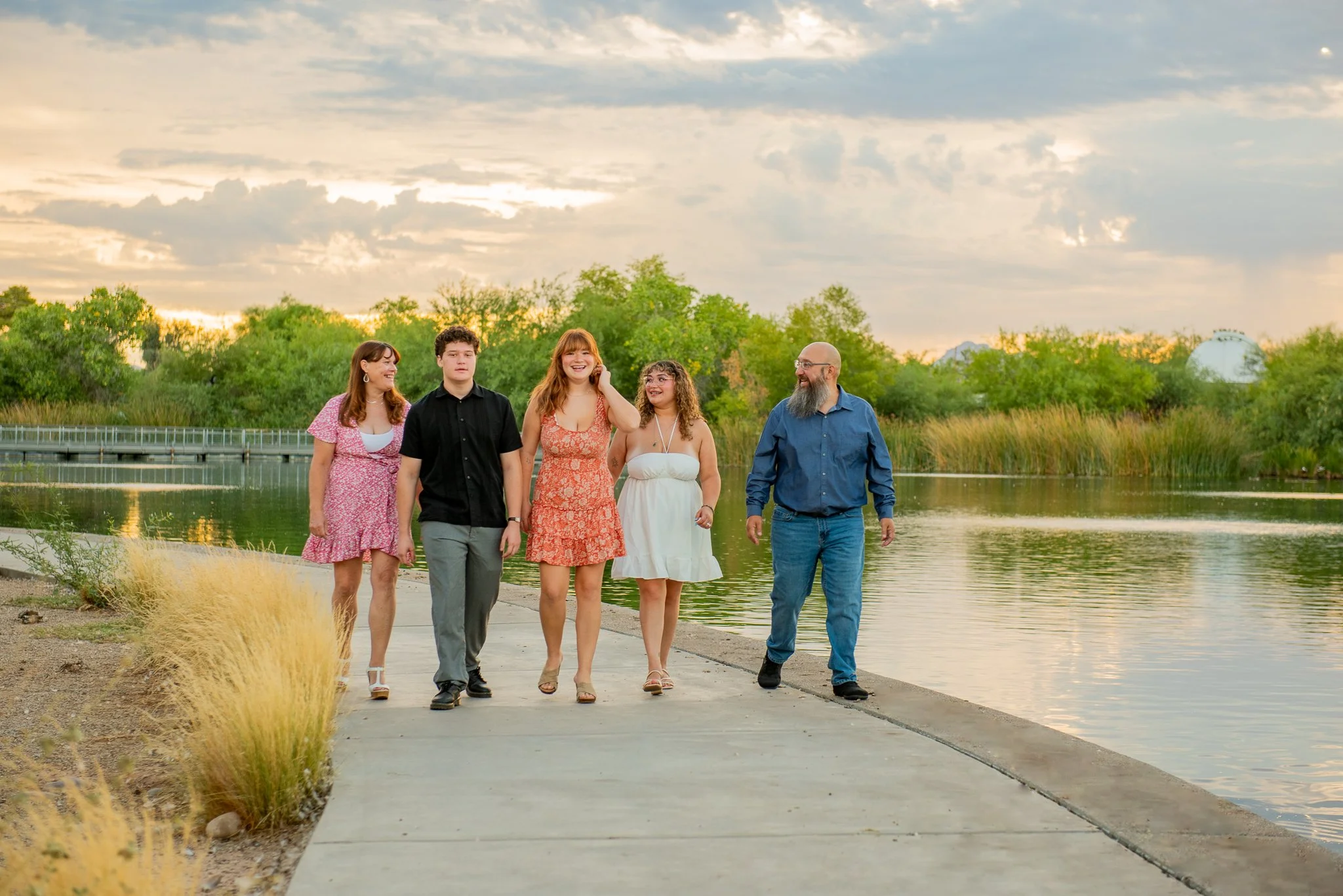 Early Morning Family Session at Riparian Preserve