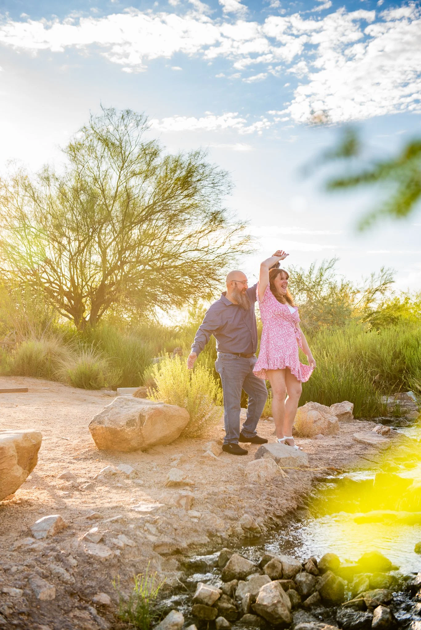 Early Morning Family Session at Riparian Preserve