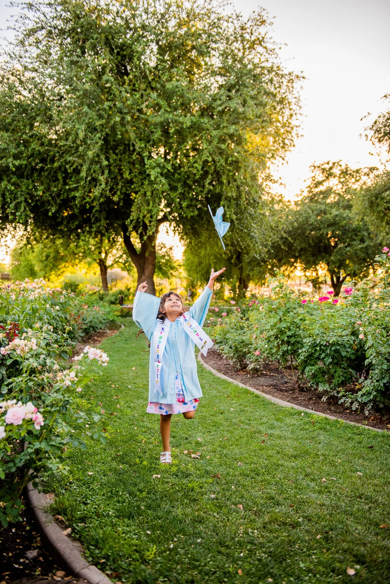 Kindergarten Graduation Photos at MCC Rose Garden