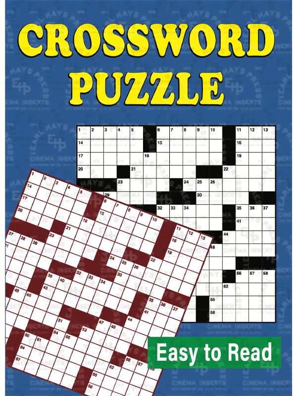 BK-94 Blue Crossword Puzzle Book