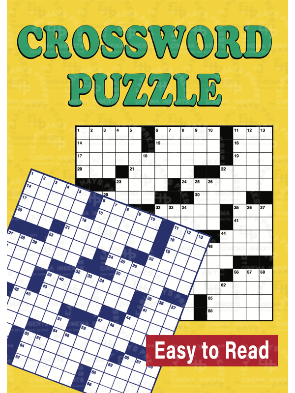 BK-96 Yellow Crossword Puzzle Book