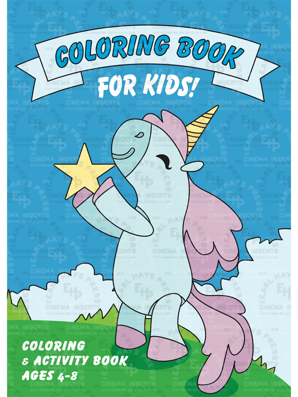 BK-93 Unicorn Coloring Book