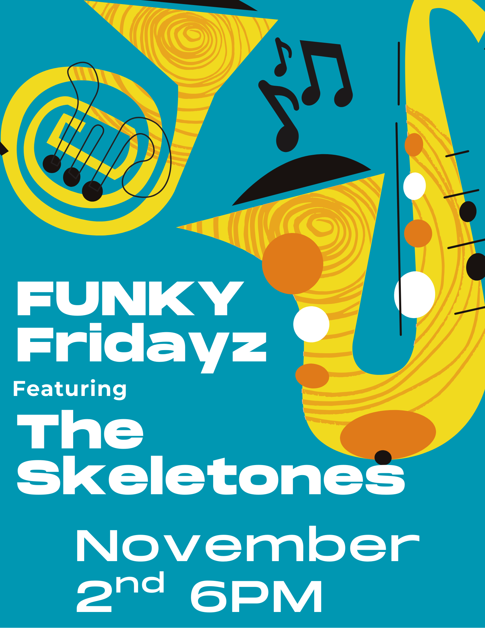 Funky Fridayz - Skeletones