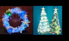 Sea Glass Trees & Wreaths