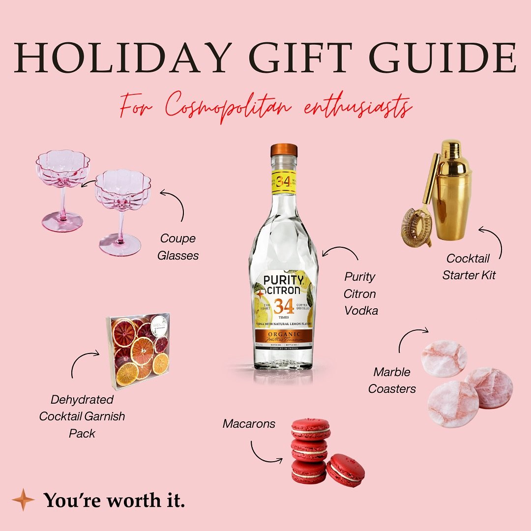 Holiday Gift Guide for Cocktail Lovers 🎁🎄🍸From timeless classics to bold favorites, here&rsquo;s a Purity holiday inspiration to celebrate the people who sip with style. ✨

#holidaygiftguide #giftideas #martini #espressomartini #cosmo #christmasgi