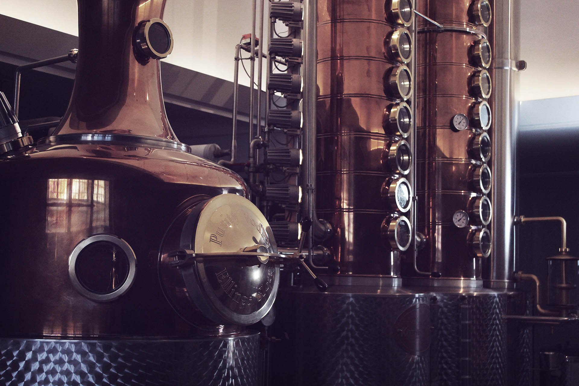 The Purity Magic Copper surface distillation still | Purity Organic Vodka &  Gin