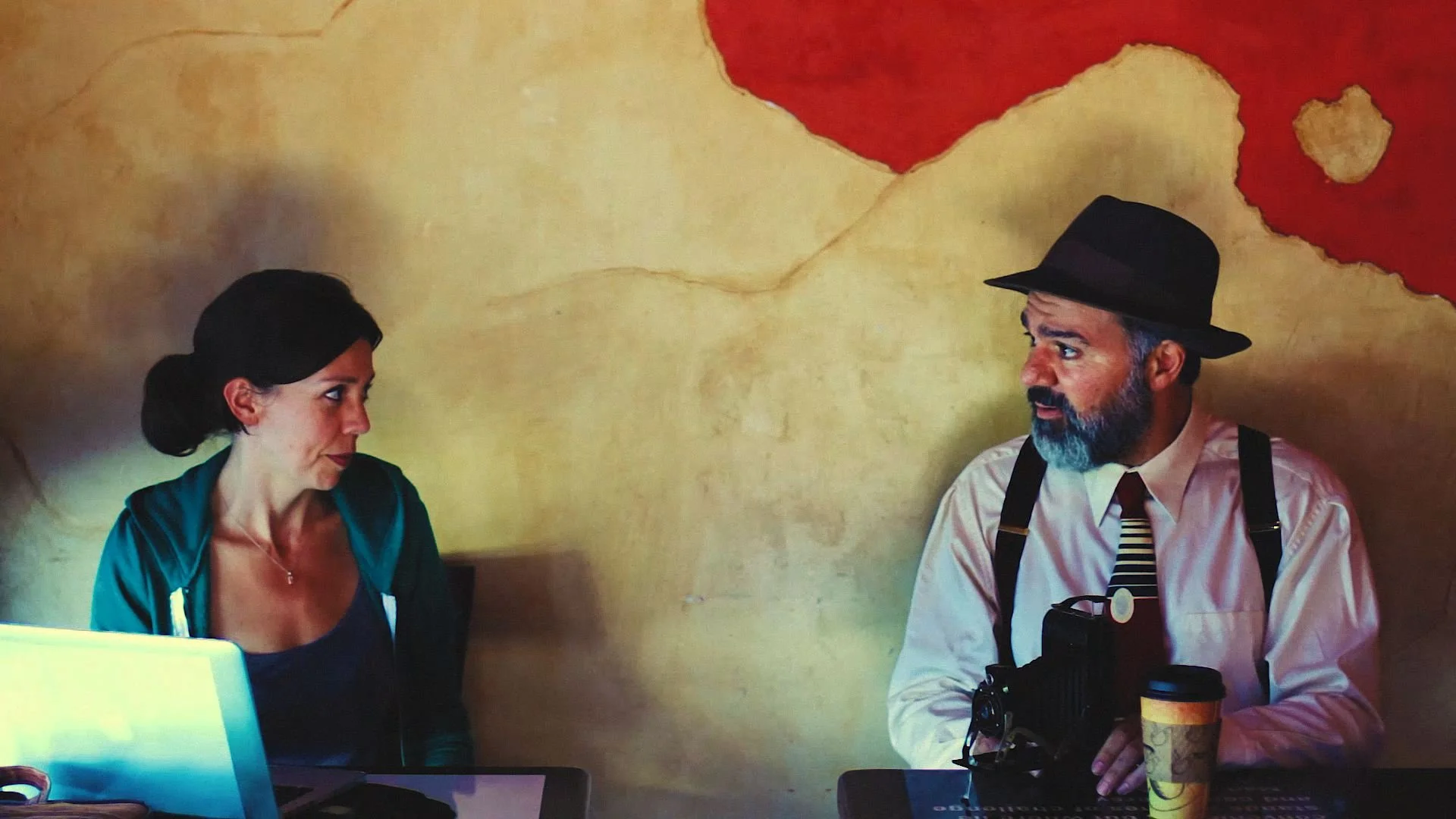 Amy Garis and Ludwig Manukian in Flipping Pages