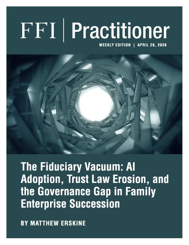 The Fiduciary Vacuum: AI Adoption, Trust Law Erosion, and the Governance Gap in Family Enterprise Succession