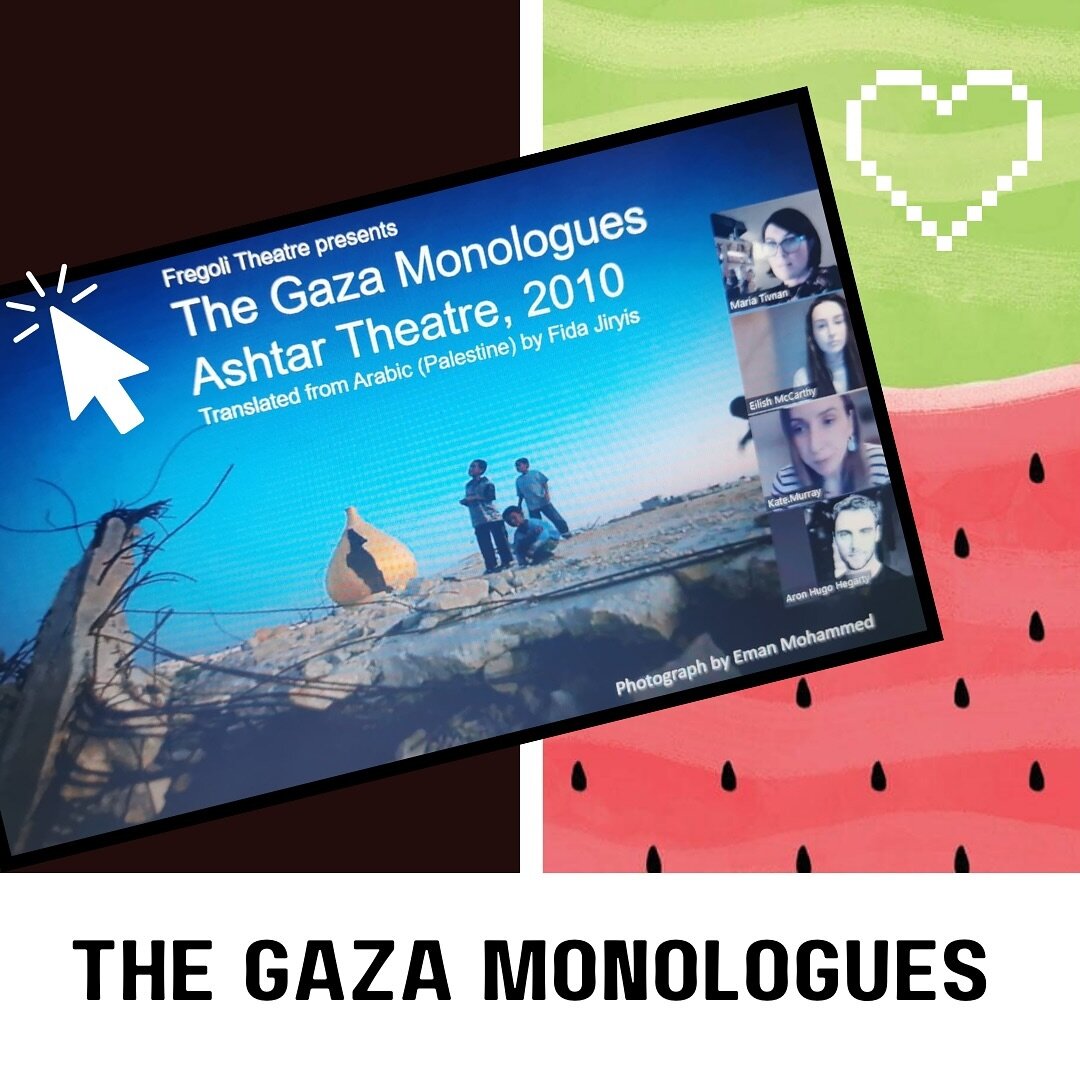 Thank you so much to everyone who joined us for our reading of @ashtartheatre&rsquo;s The Gaza Monologues last night and to our readers Eilish McCarthy @mccarthyeilish, Maria Tivnan @itsallperformance &amp; Kate Murray @katemurray168. To learn more a